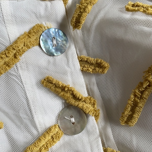 Daniel rainn cream/green skirt size large - Picture 10 of 11